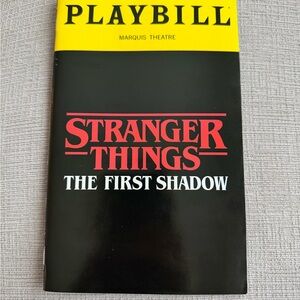 Stranger Things: The First Shadow NYC Broadway Playbill T. R. Knight